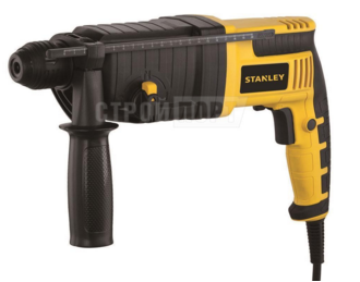Перфоратор Stanley STHR223K 720Вт, 22 мм, 2 Дж, SDS-Plus, 3 режима, кейс(STHR223K-RU)