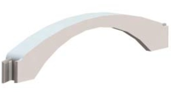 Адаптер напольного канала 50х12 мм, серый DKC 05919