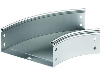 Угол CPO 45 горизонтальный 45° 500х100 в комплекте с крепежными элементами и соединительными пластинами, необходимыми для монтажа